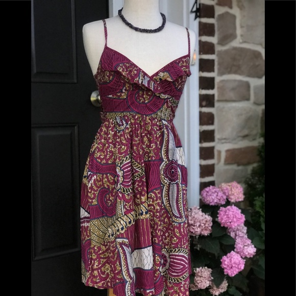 Flirty Magenta Sassy Summer Dress 🌺🏝 Small - Picture 2 of 8